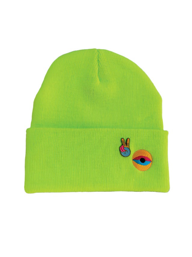 Evil Eye Knit Beanie